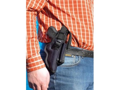 Étui pour pistolet GFT Glock avec support de ceinture - Noir